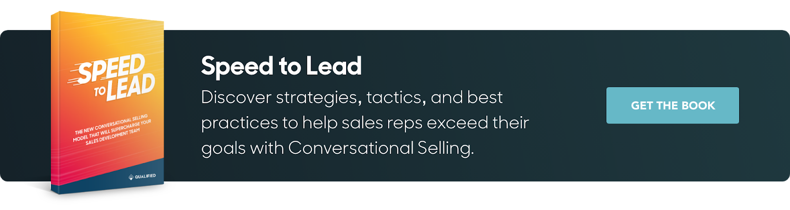 Qualified's Speed to Lead book highlights strategies to help sales reps exceed their goals with Conversational Selling