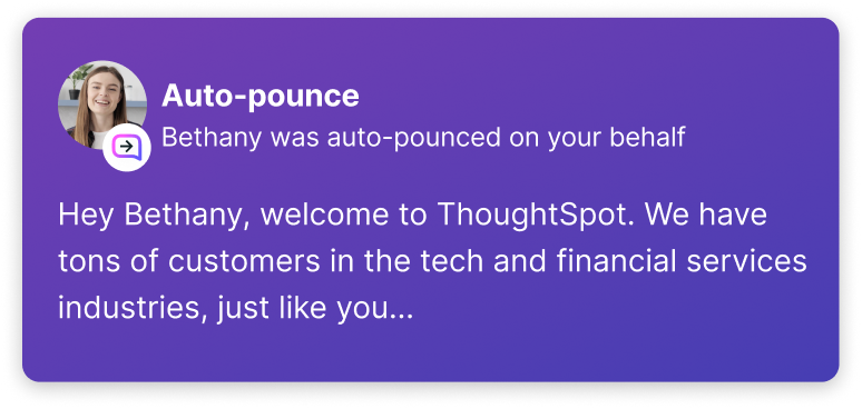 Auto-pounce AI